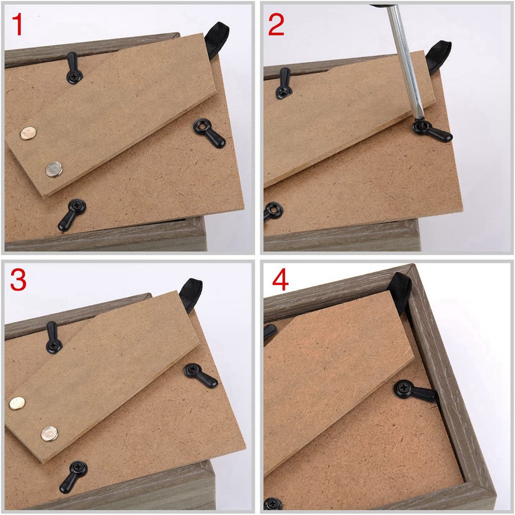 ABYN-Picture Frame Turn Button - Bamboo Photo Frame 评论和价格