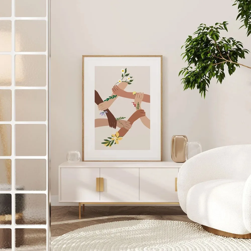 Abstract Feminist Color Letter - Home Decor Y2K 评论和价格