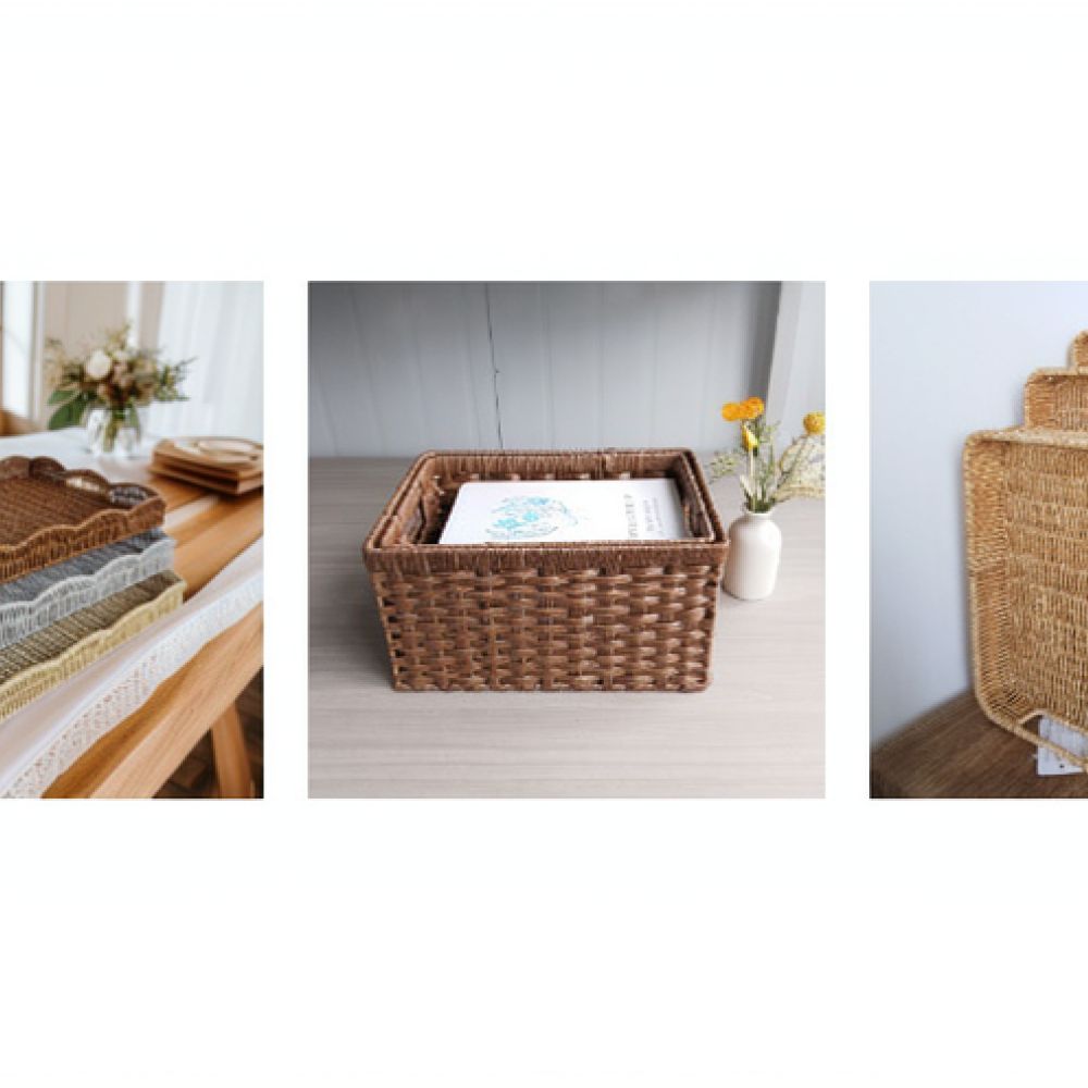 Seagrass Wicker Storage Basket - Home Decor Magazine 评论和价格