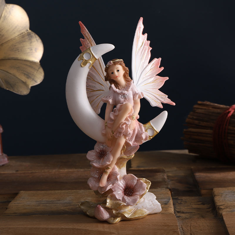 Nordic Angel Fairy Garden Stat - Home Decor Za 评论和价格