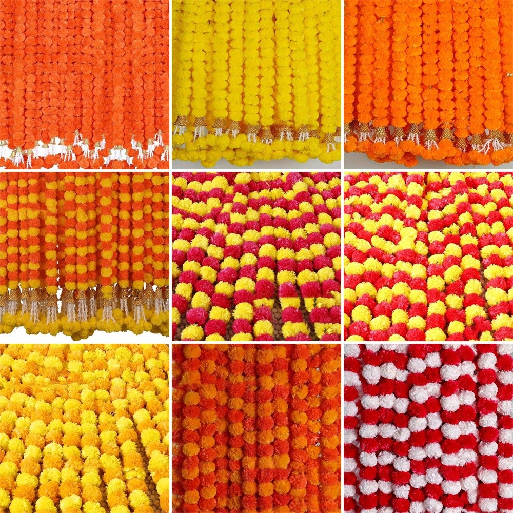 Long Strands Artificial Marigo - Home Decor Indonesia 评论和价格