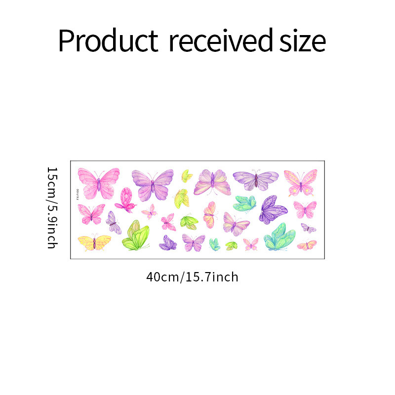 Romantic Butterfly Wall Sticke - Home Decor Indonesia 评论和价格