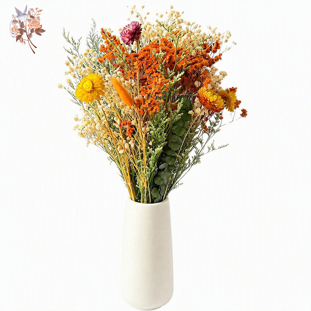 Autumn Dried Flowers Bouquet N - Pampas Grass Decor 评论和价格