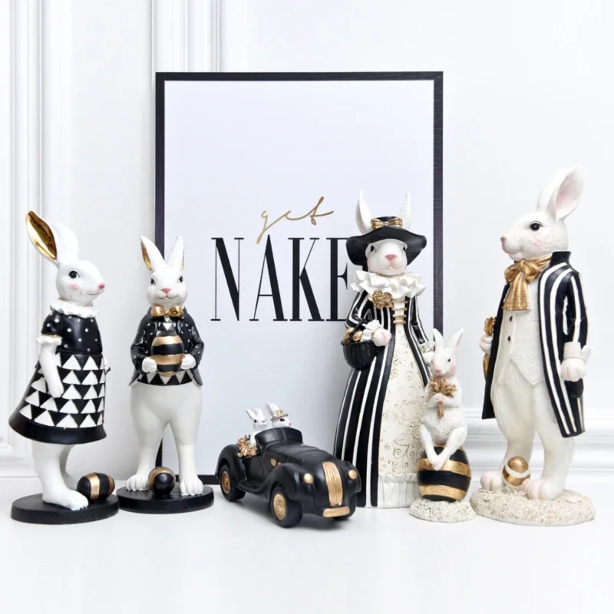 Creative Pastoral Palace Rabbi - Home Decor Za 评论和价格