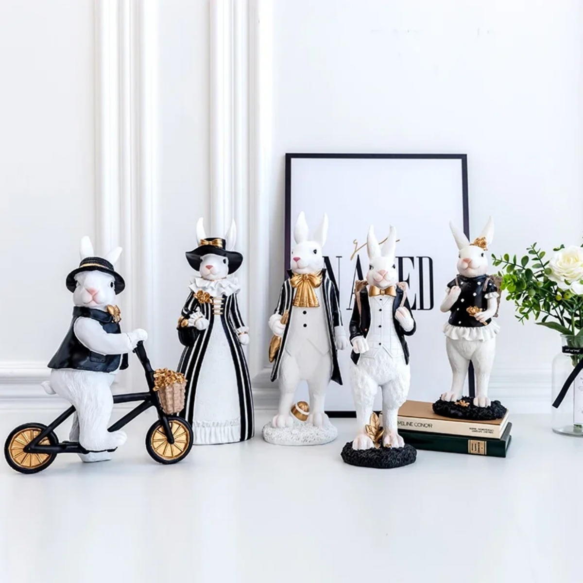 Creative Pastoral Palace Rabbi - Home Decor Za 评论和价格