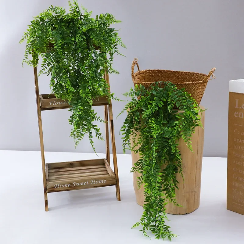 Artificial Hanging Plants 32 I - Rattan Plant Basket 评论和价格