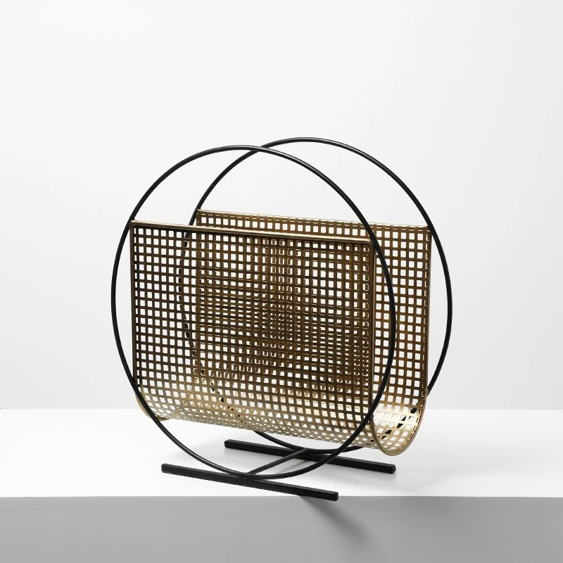 Creative Grid Round Metal Maga - Home Decor Magazine 评论和价格