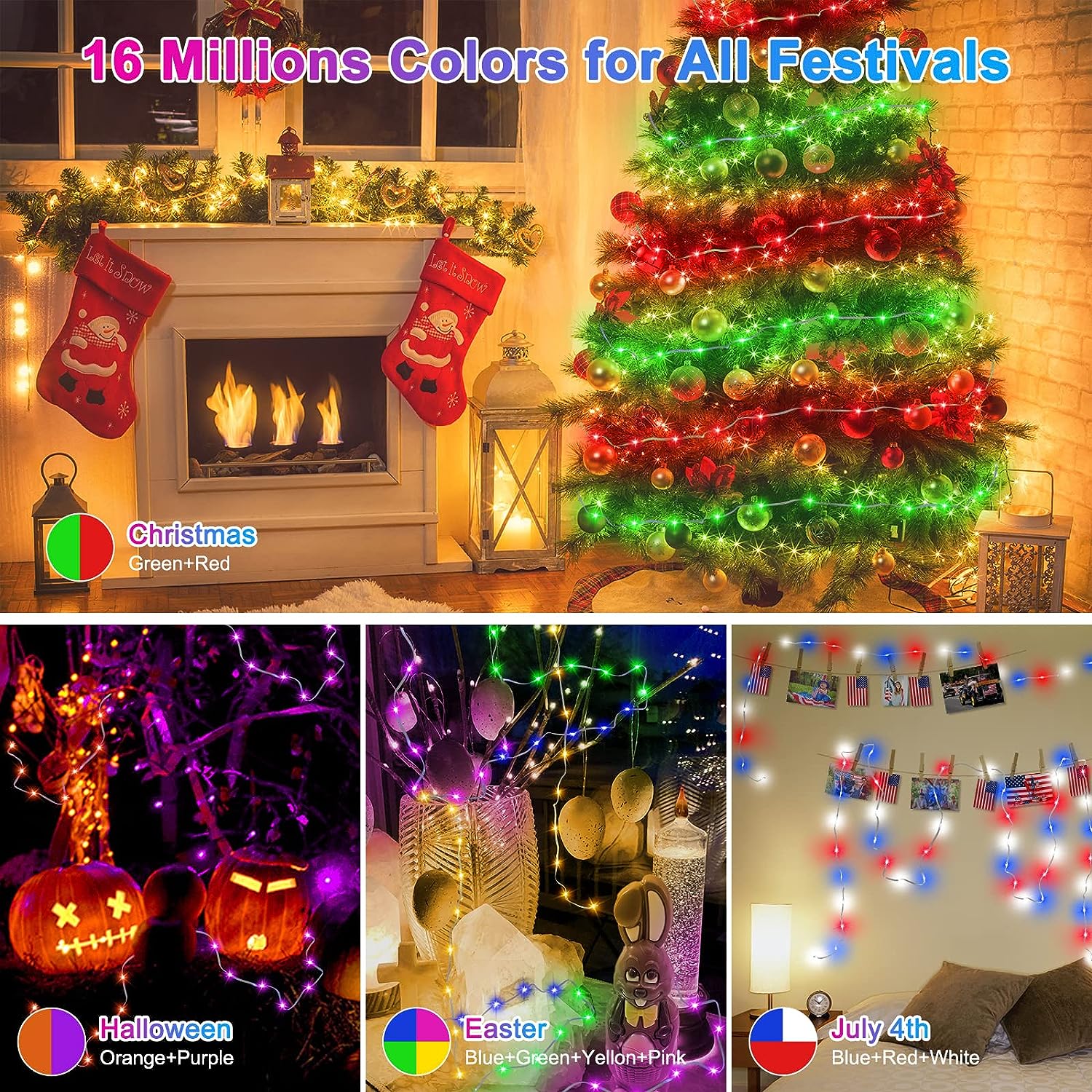 Waterproof WS2812B LED String  - Home Decor Free App 评论和价格
