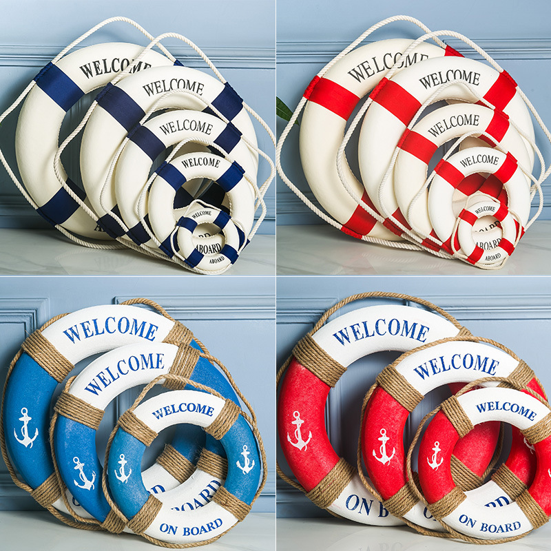 Nautical Life Ring Buoy Welcom - Home Decor Za 评论和价格