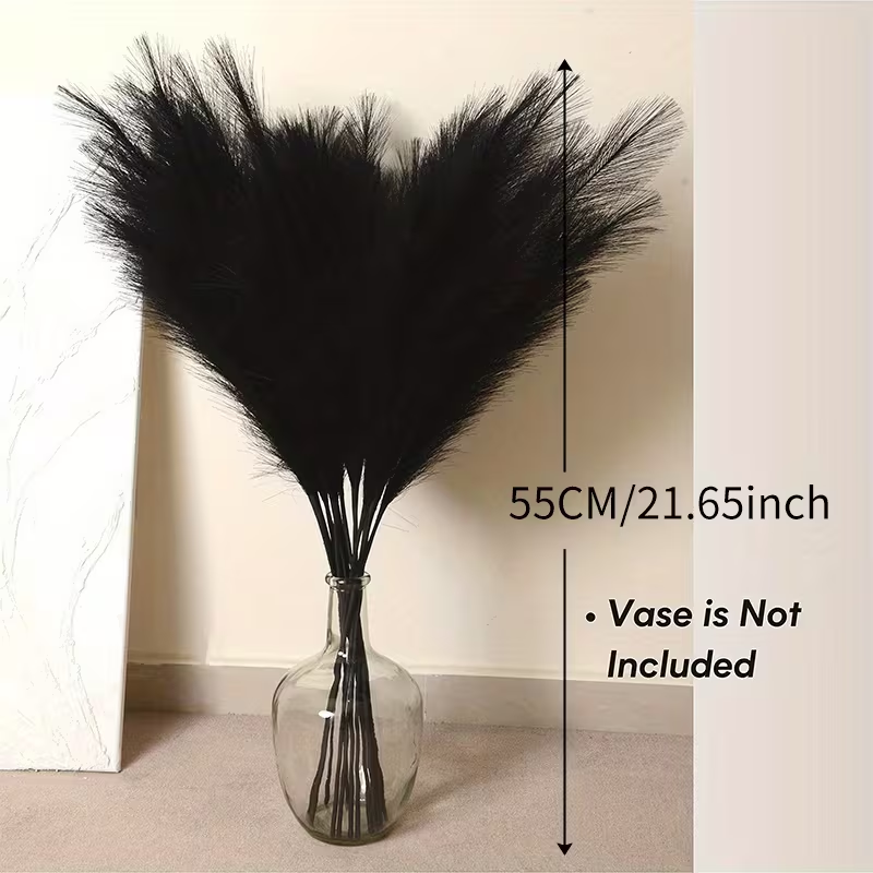 6 Pieces Artificial Pampas Gra - Pampas Grass Decor 评论和价格