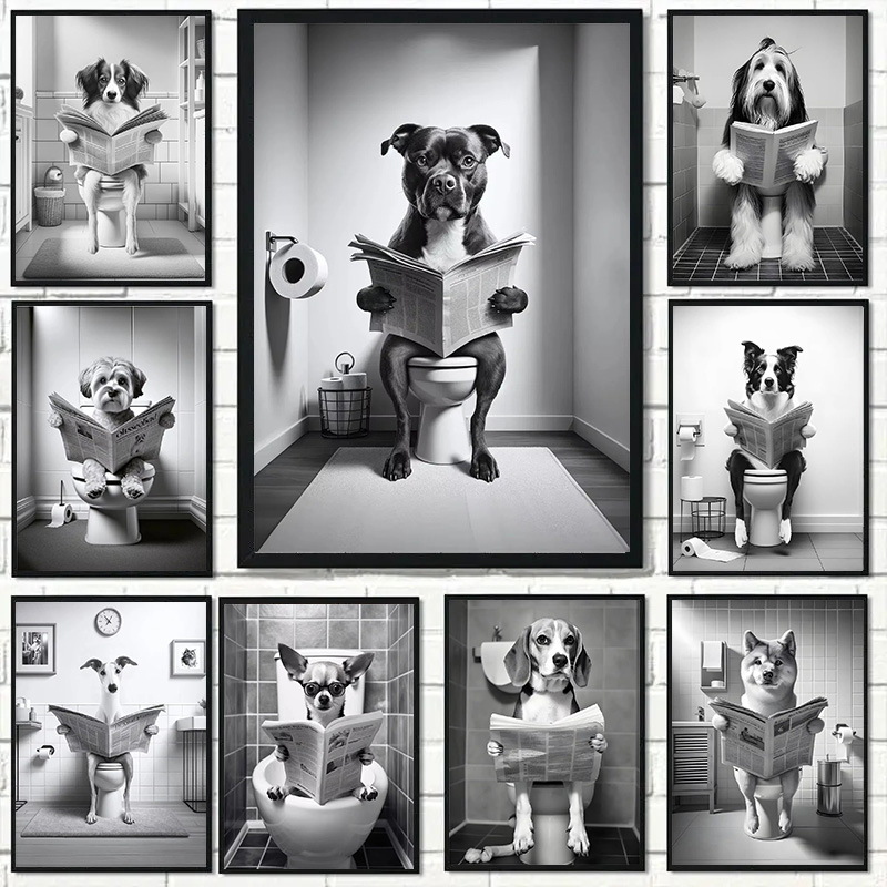 (1pc frameless)Funny Animal Do - Home Decor Magazine 评论和价格