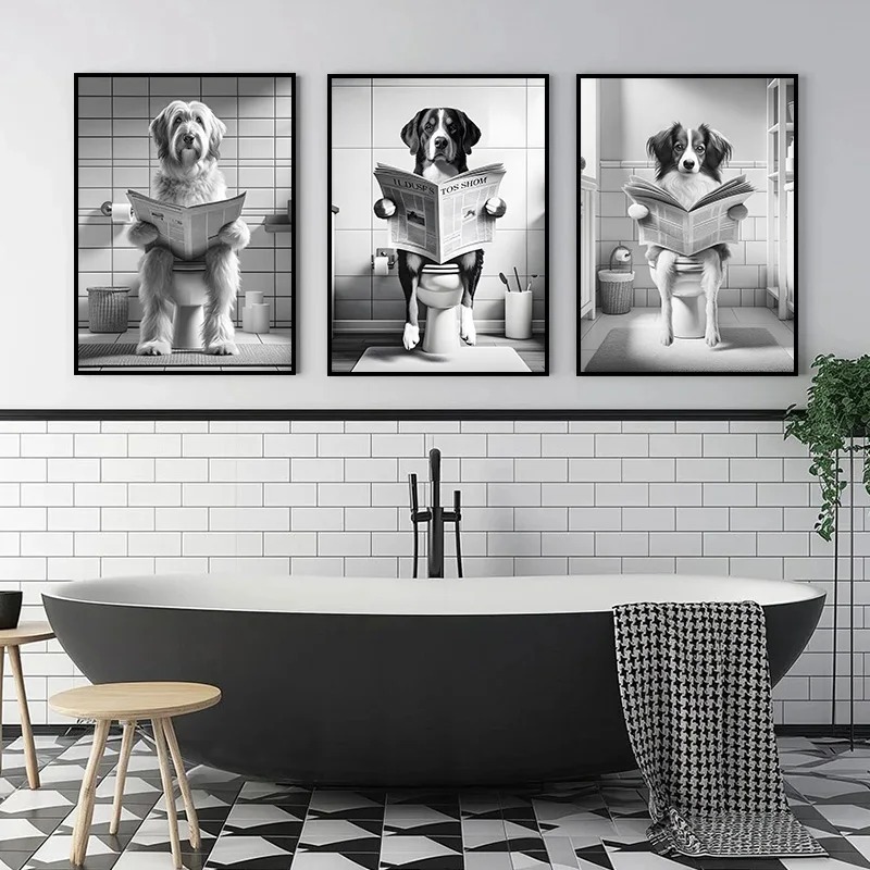 (1pc frameless)Funny Animal Do - Home Decor Magazine 评论和价格